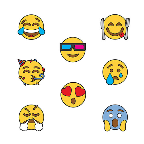 Emoji badge